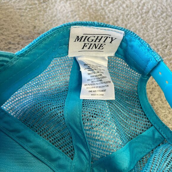 VTG Corduroy Hat Thank You Have A Nice Day Trucker Mesh Back Patch Script - Picture 6 of 8